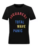 new dsquared herren t-shirt col round panic